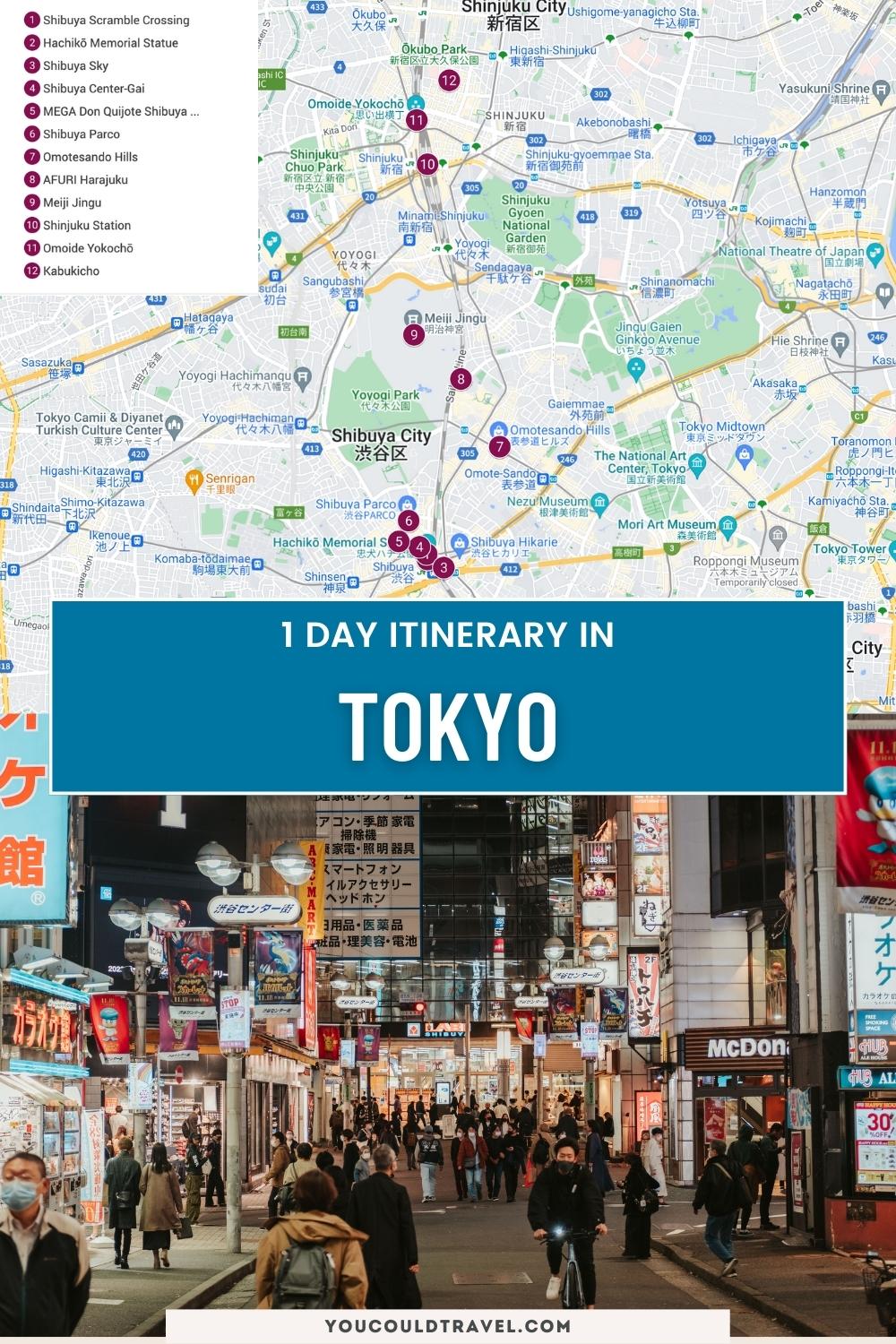 1 day in Tokyo