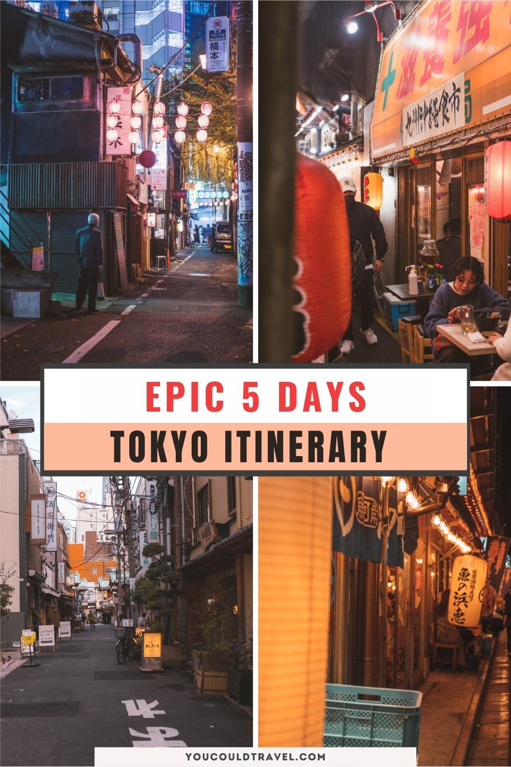5 days in Tokyo itinerary