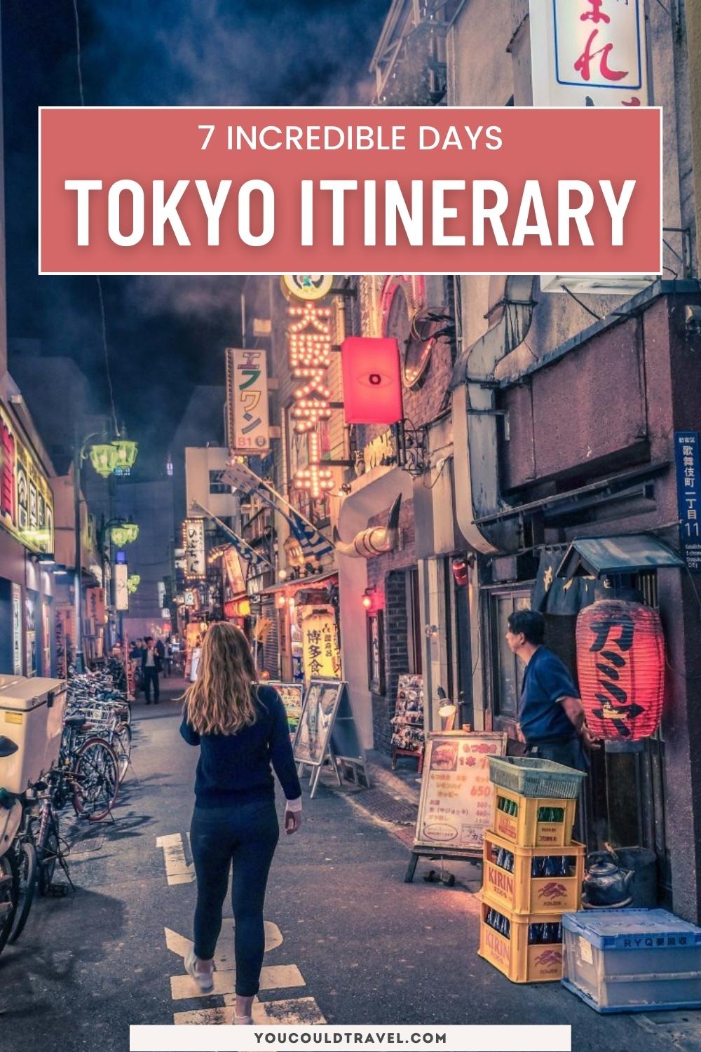 7 day Tokyo itinerary