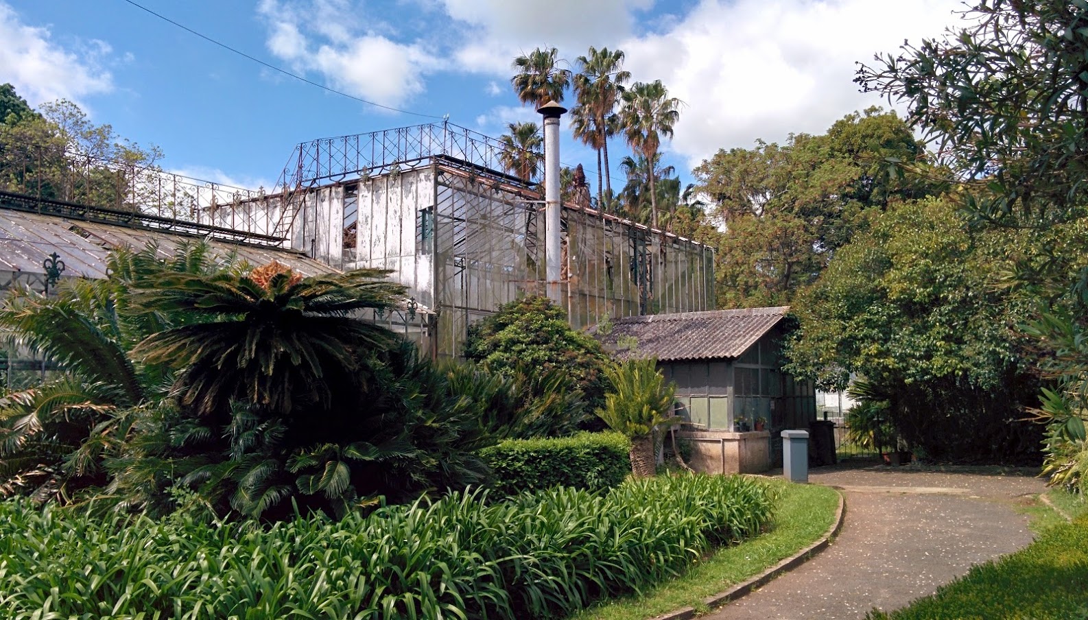 Abandoned Building Botanical Garden Lisbon