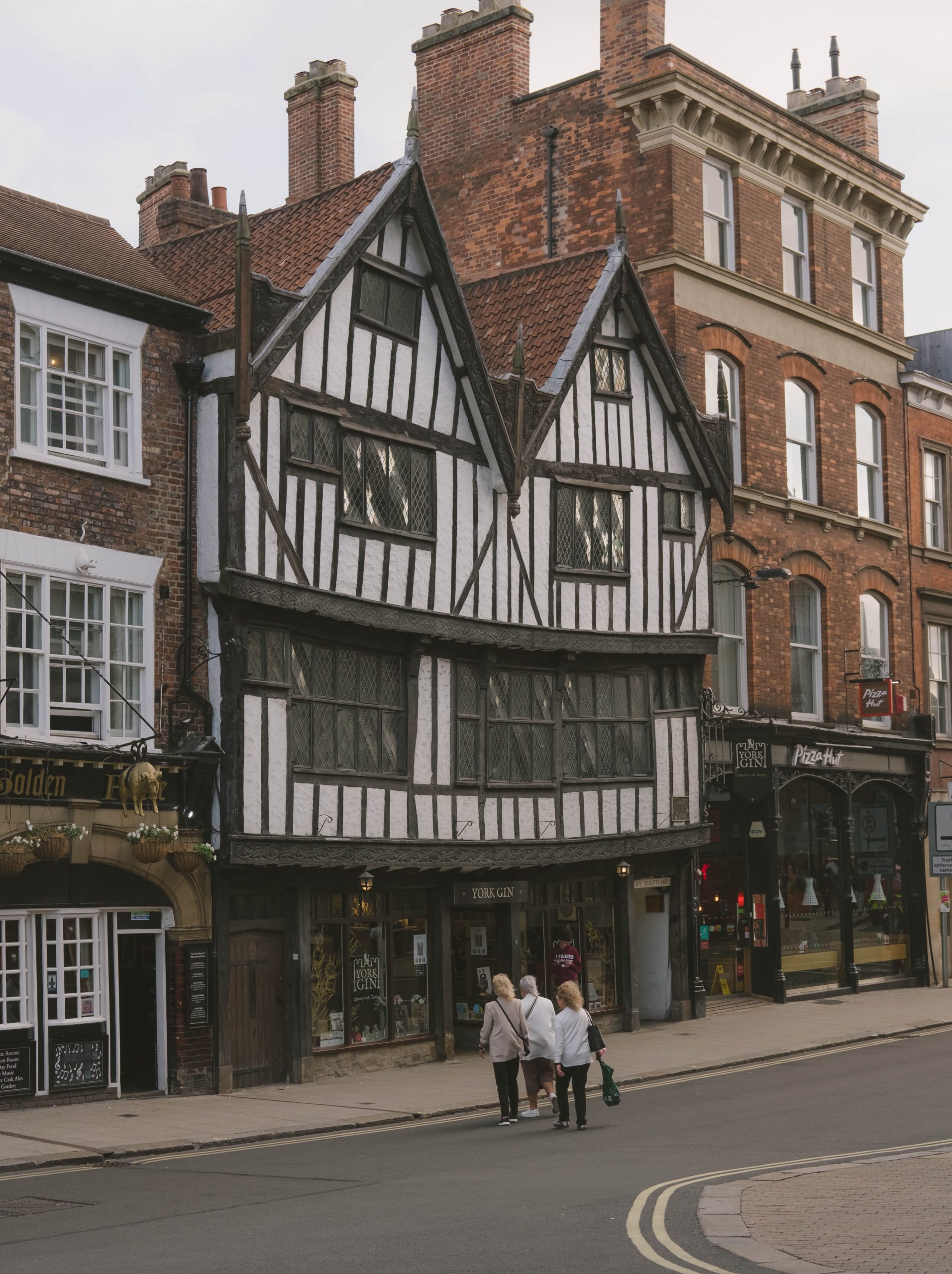 A beautiful traditional building used as a shop in York England