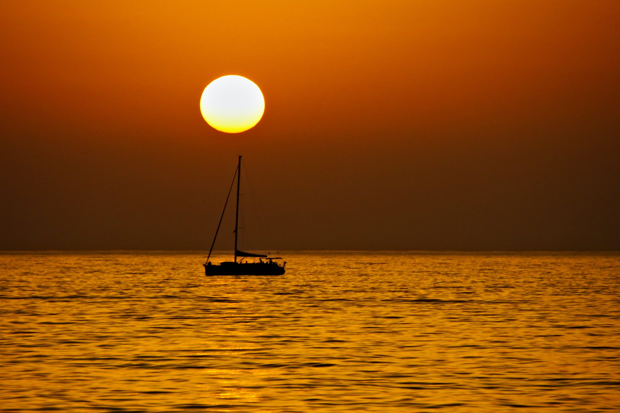 Aeolian Islands at sunset