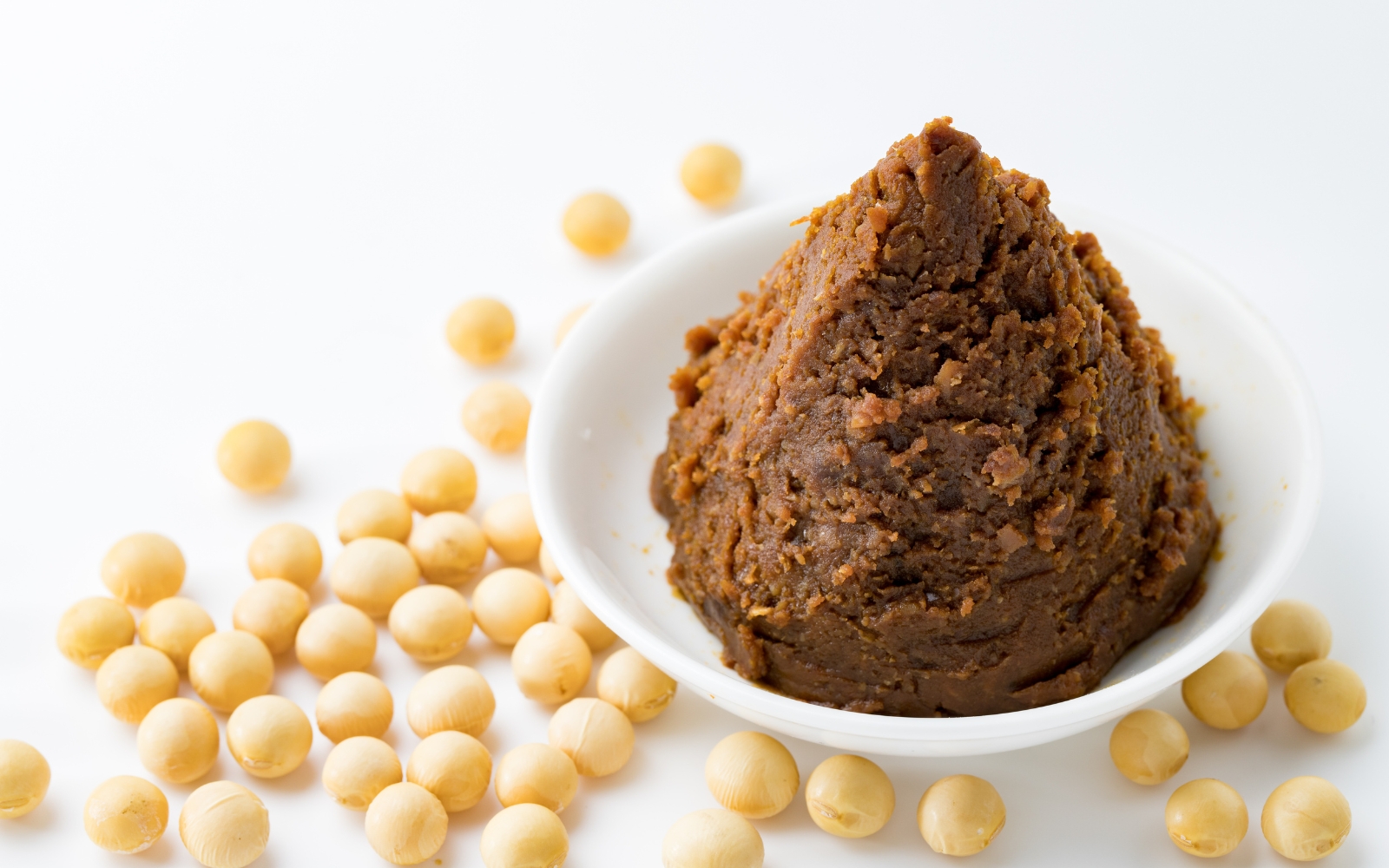 Aka red miso paste fermented for up to 3 years Aka red miso paste fermented for up to 3 years