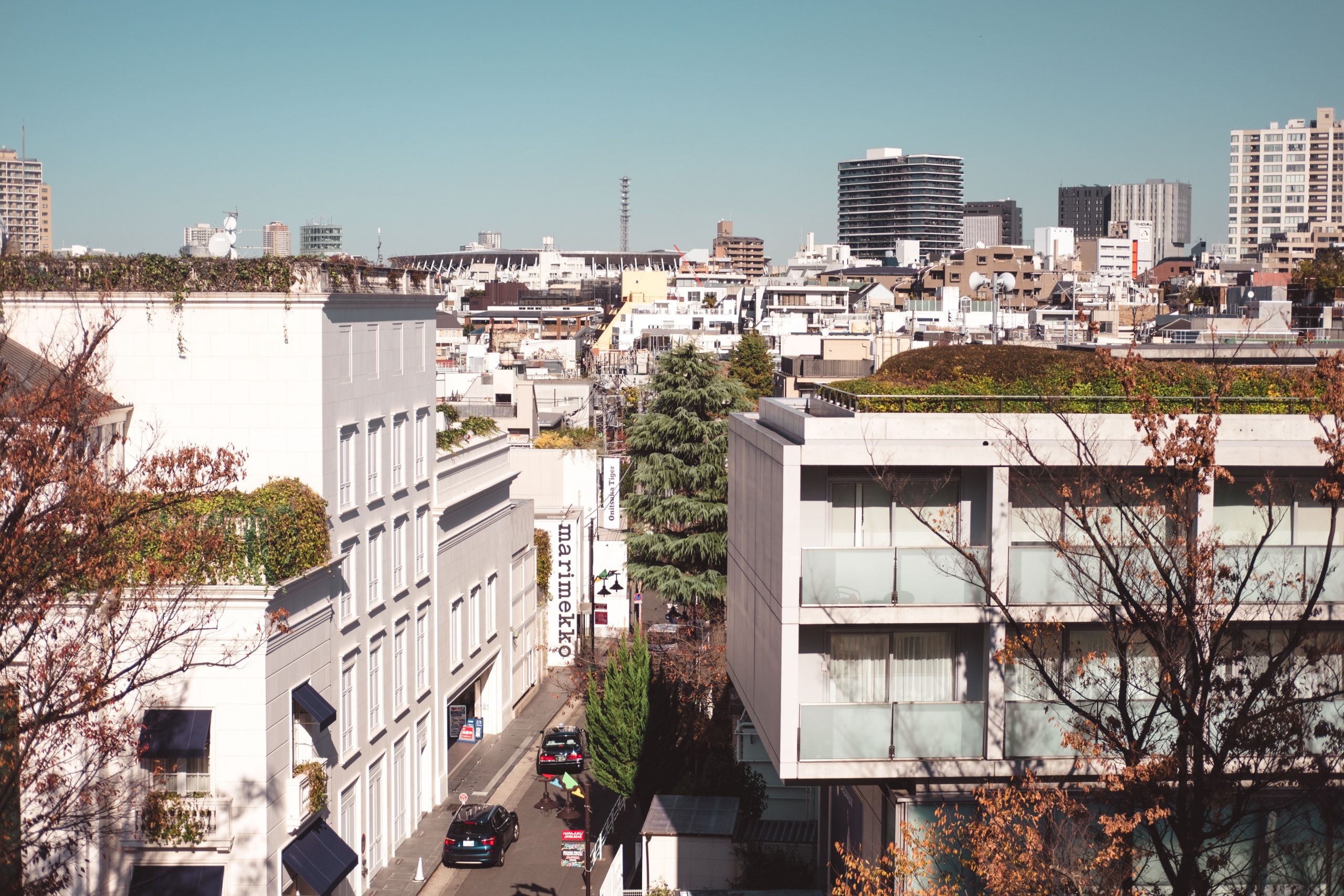 Apartments and houses in Tokyo, in the Omotesando area