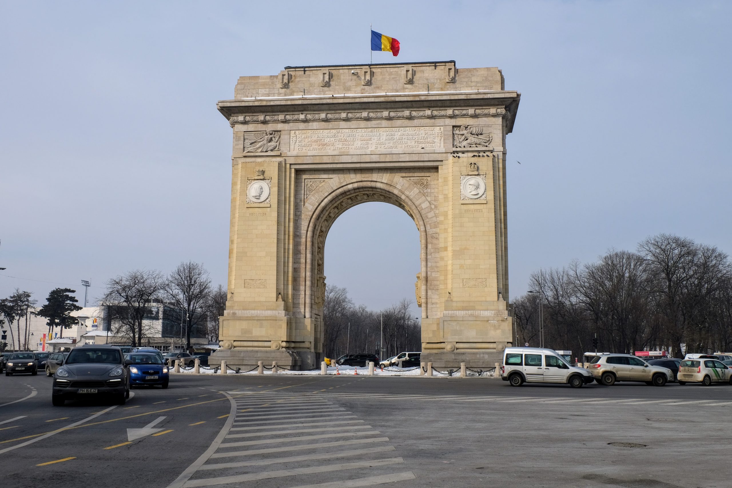 Arc de Triumf in Bucharest in Romania