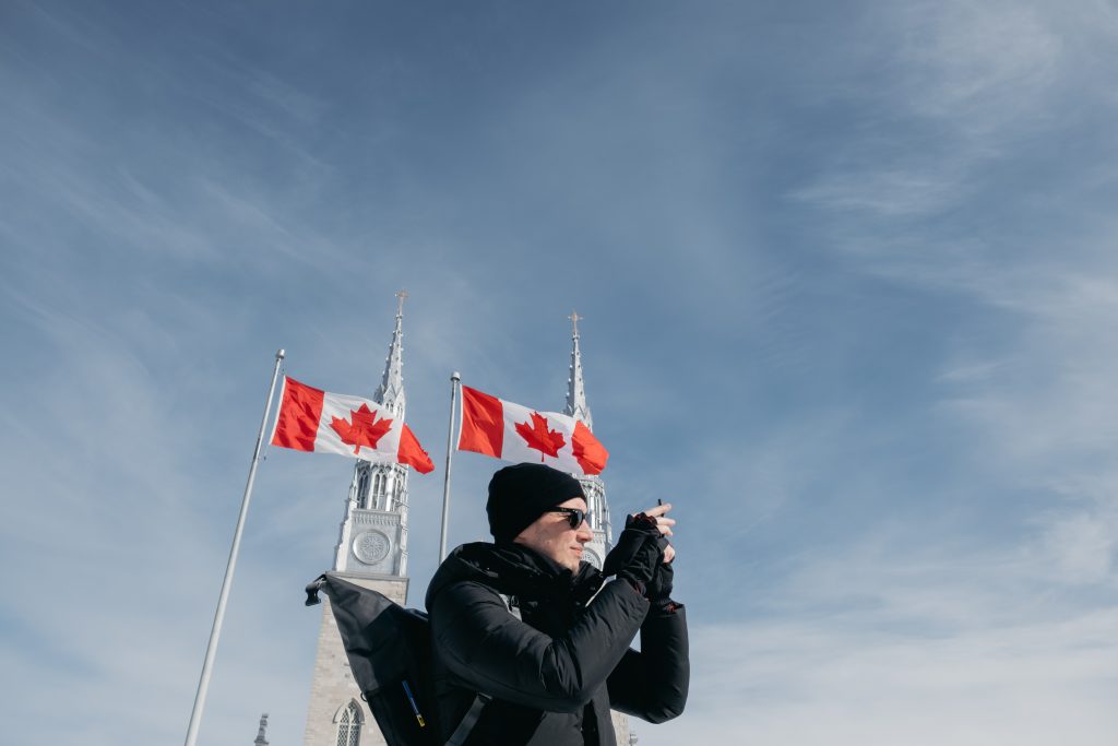 arrival in Canada