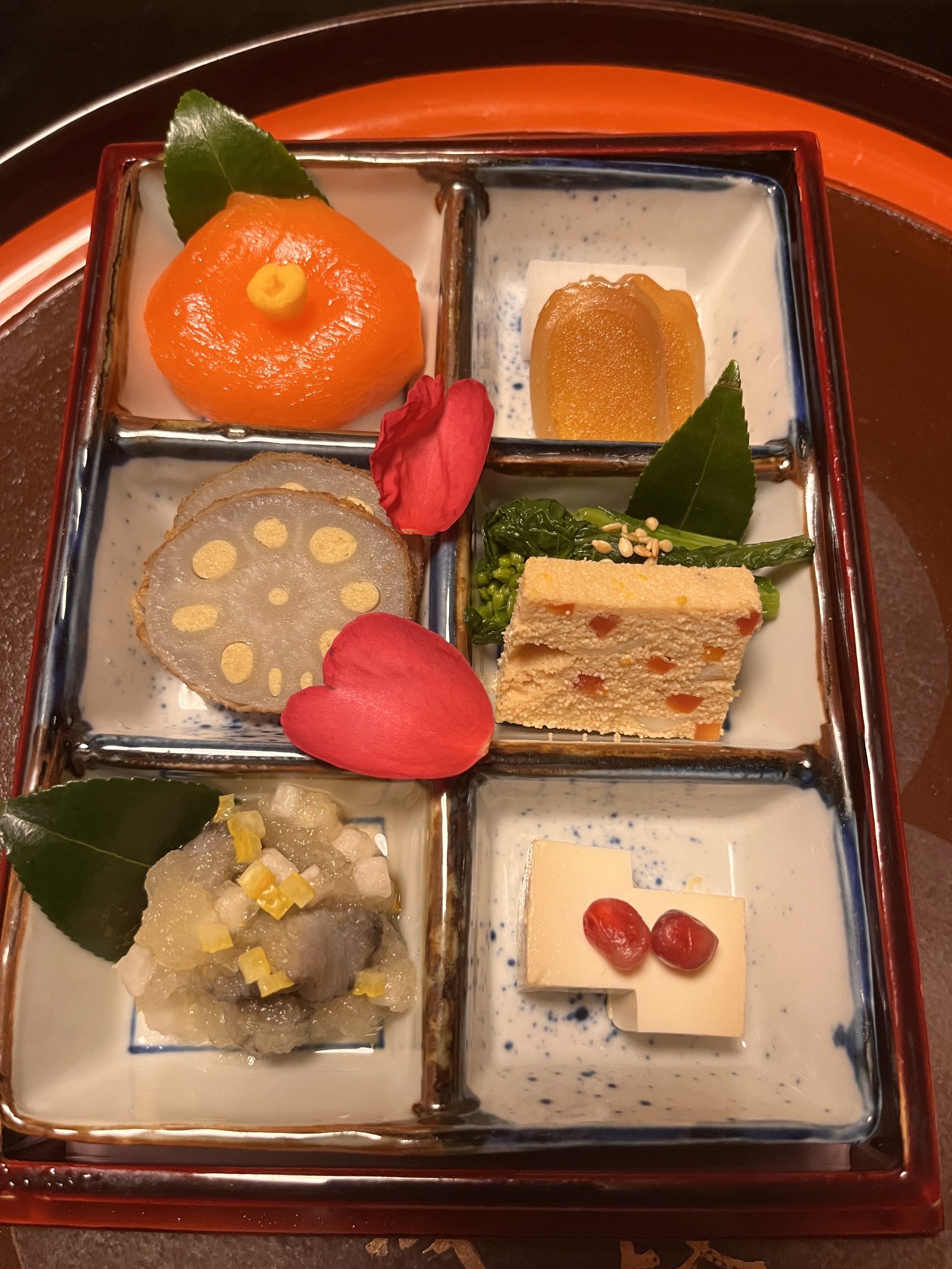 Assortment of Appetisers at Kikunoi Honten