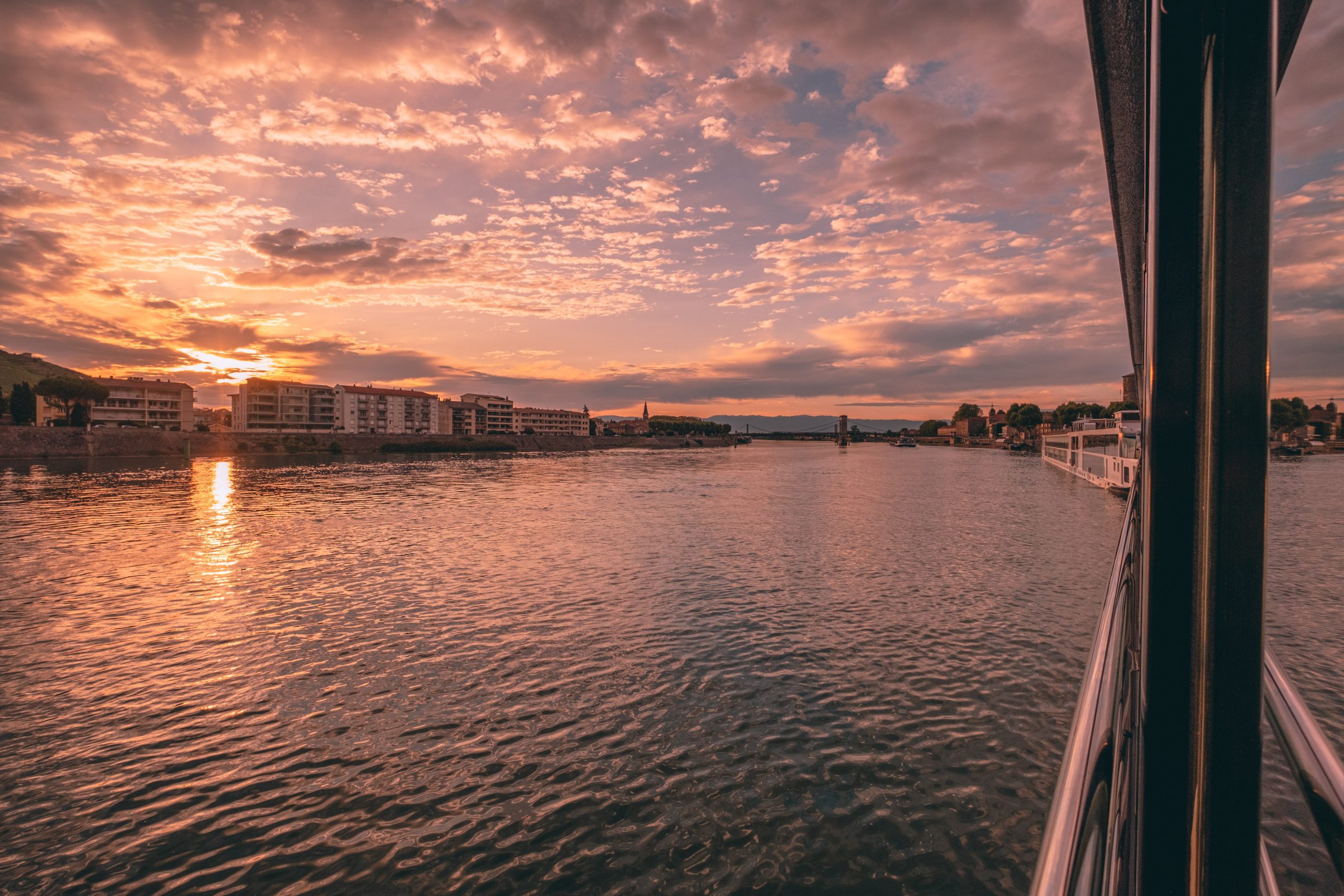 Avalon waterways during sunrise view from our room