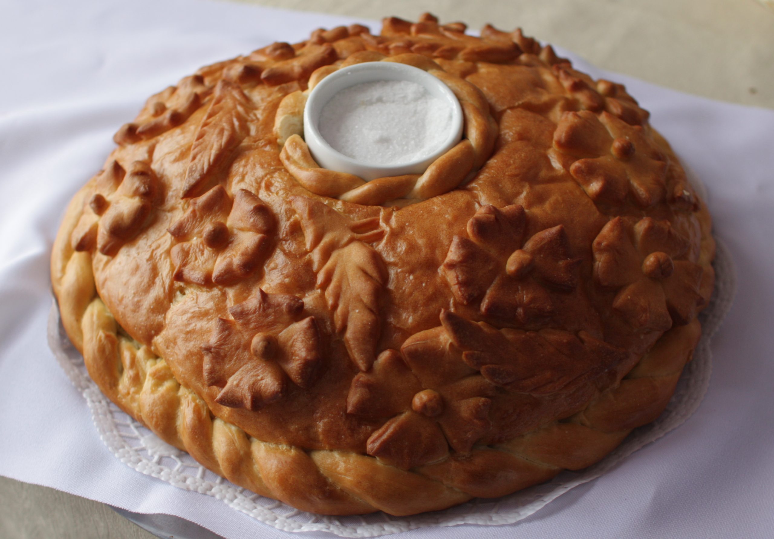 Bread Salt Romanian Tradition