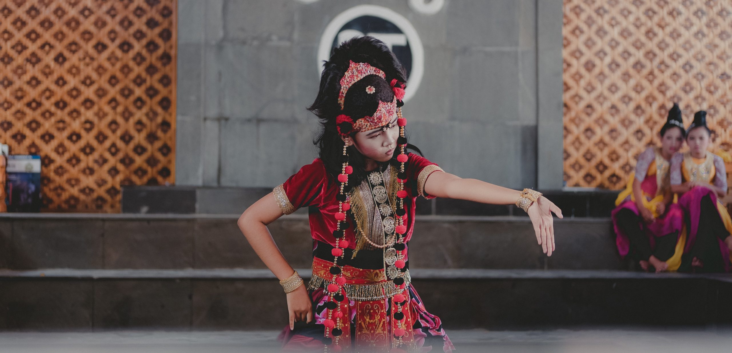 Balinese woman wearing batik