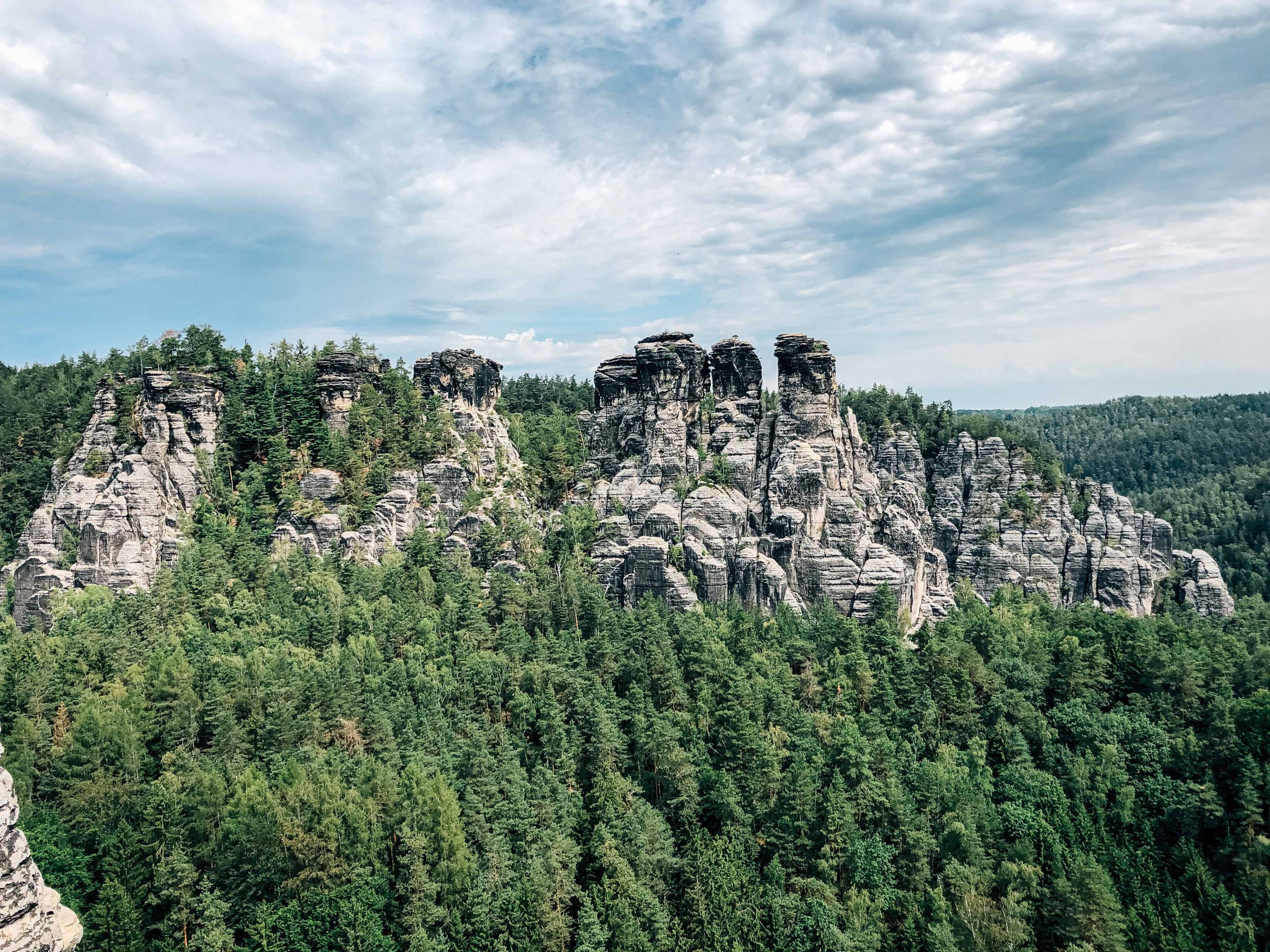 Bastei Rock formations