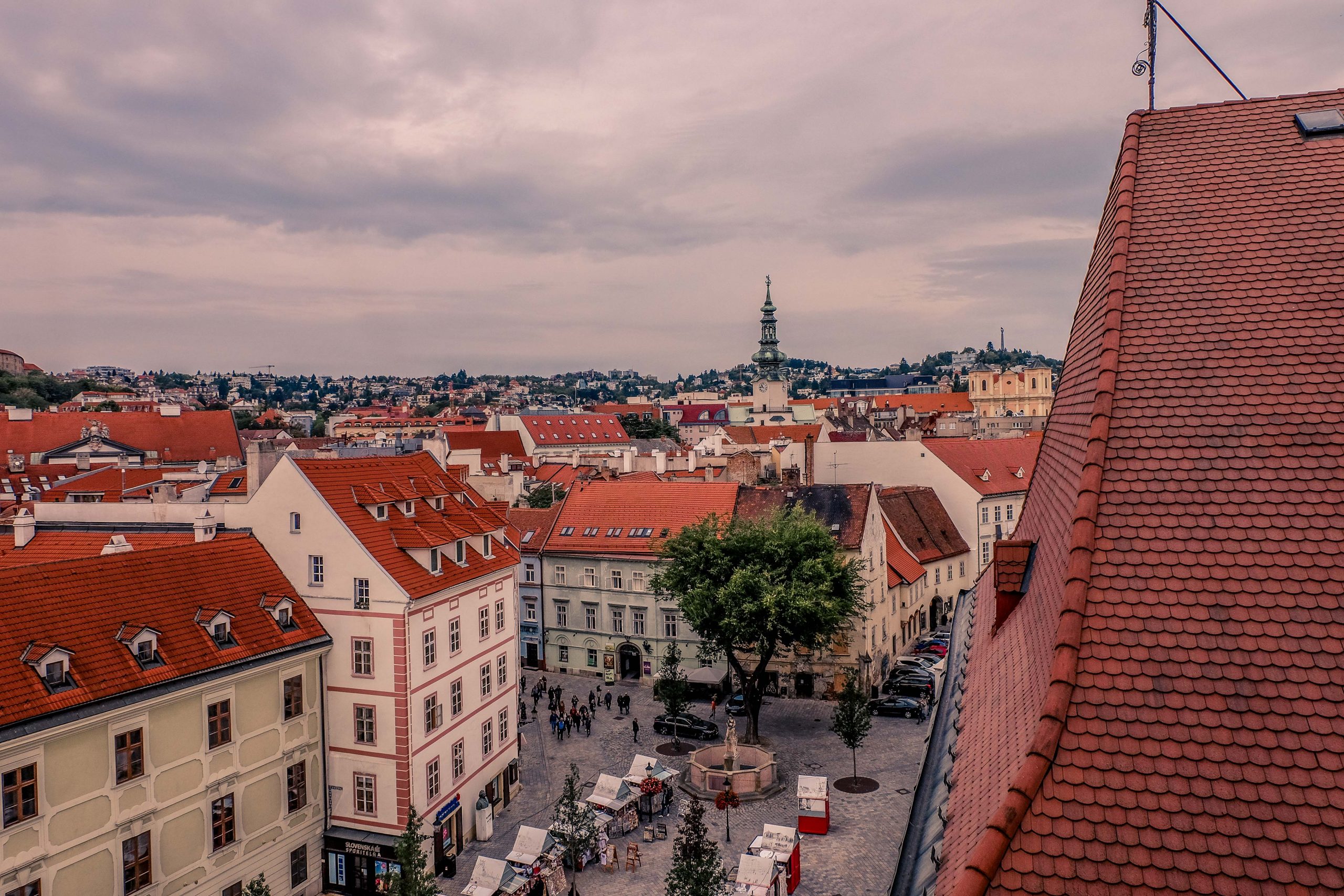 Beautiful Bratislava from above