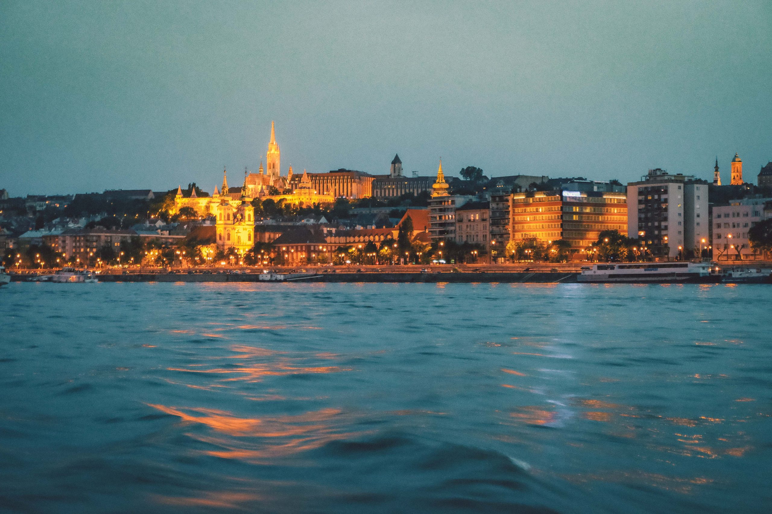 Beautiful Budapest at night