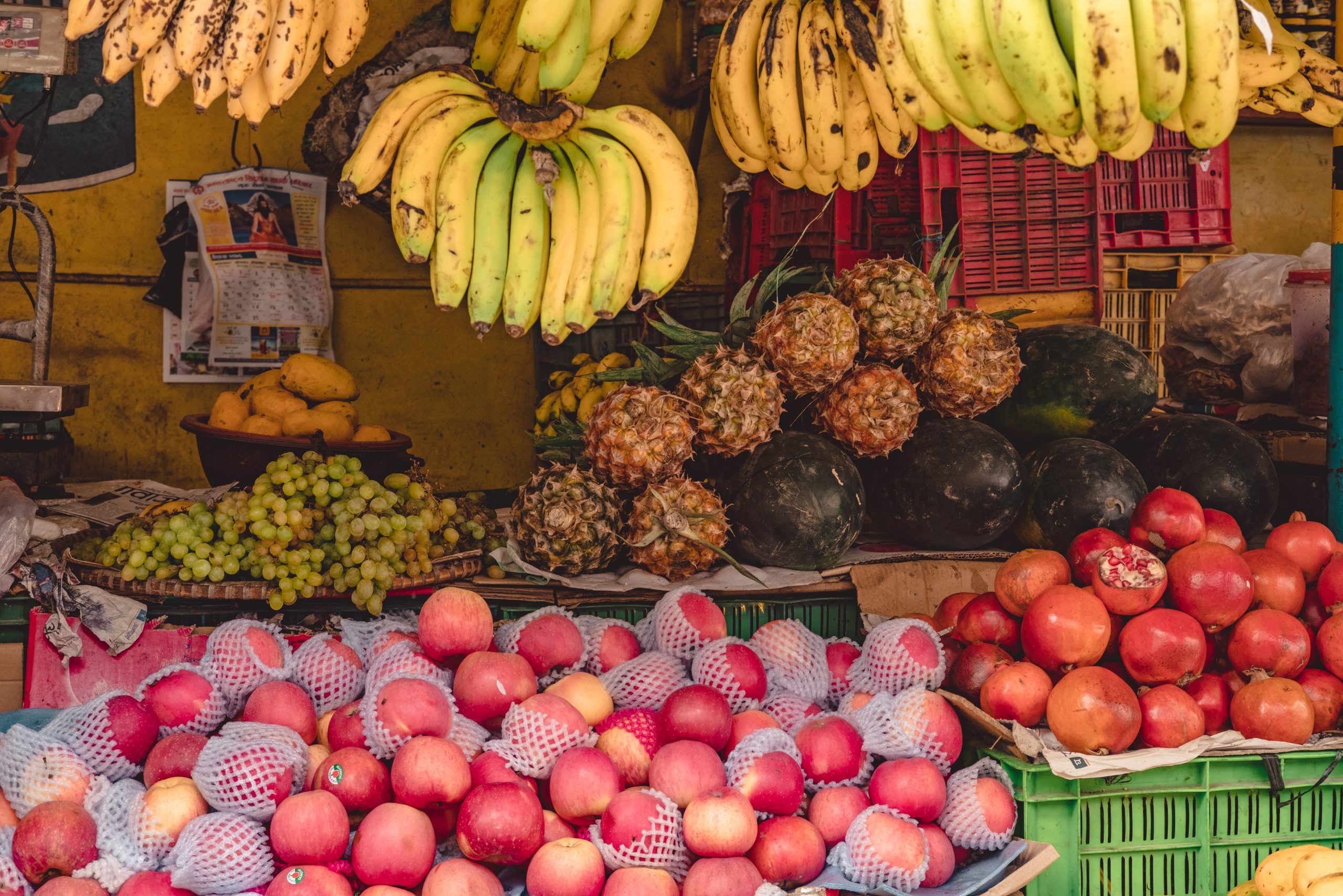 beautiful fruits and vegetable in Nepal