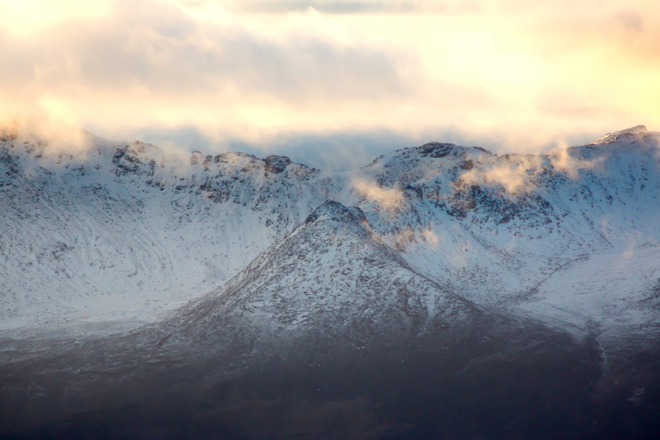 Beautiful mountains on the island of Arran