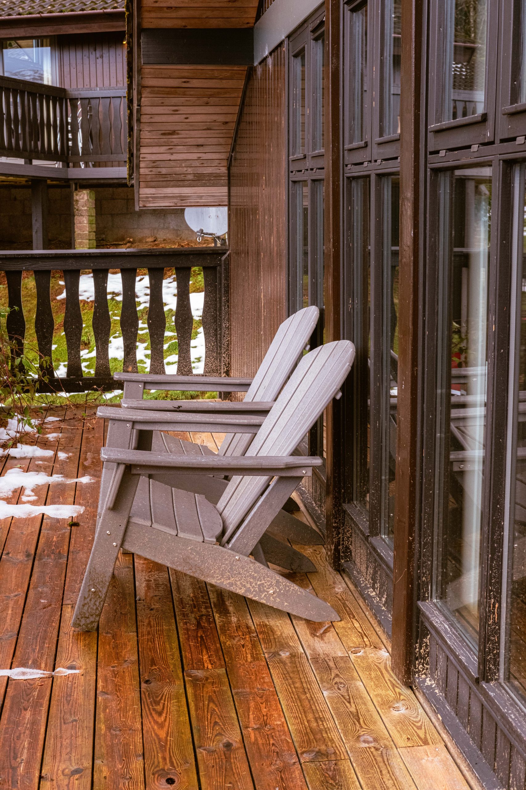 Beautiful patio for morning coffee