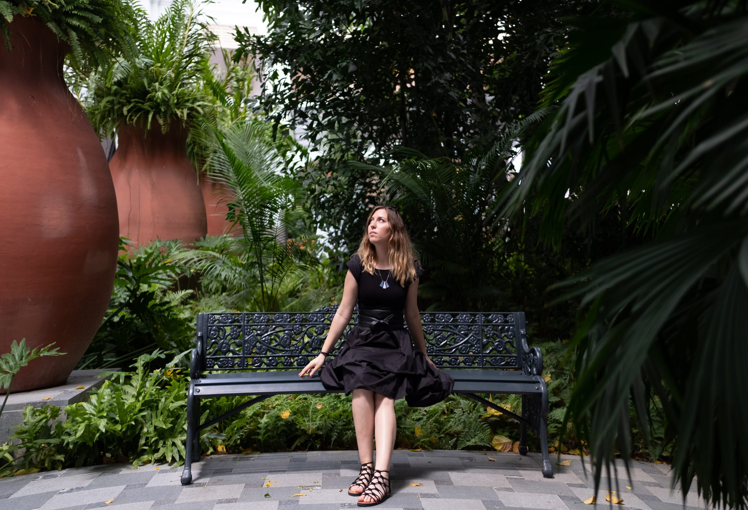 Beautiful time at the raffles in Singapore Beautiful time at the raffles in Singapore