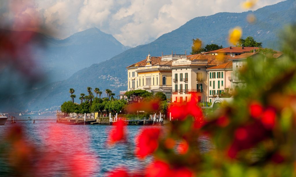 Beautiful waterfront of Bellagio Italy at Lake como