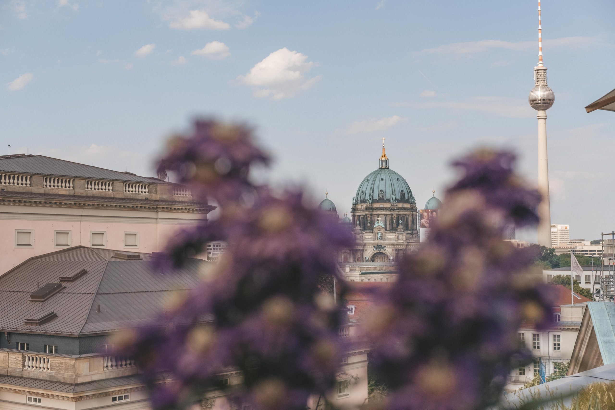 Berlin from a rooftop terrace