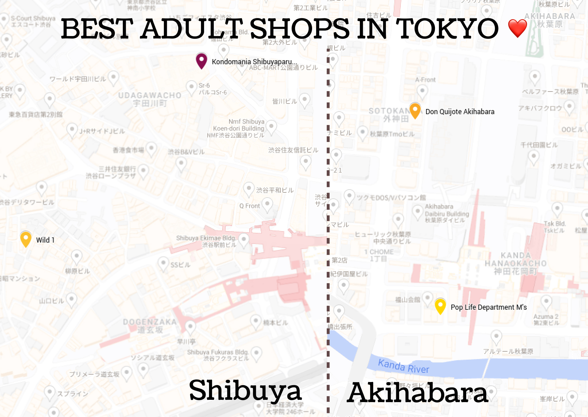 Best Adult Shops in Tokyo Map - Tokyo Adult Guide Best Adult Shops in Tokyo Map - Tokyo Adult Guide
