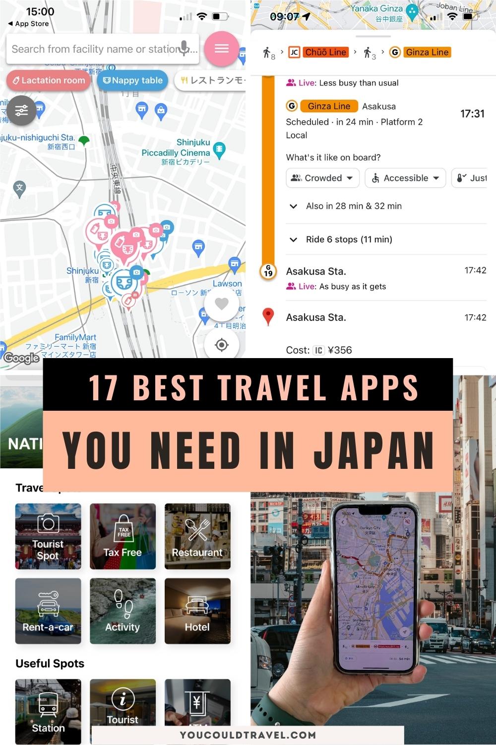 Best travel apps for Japan