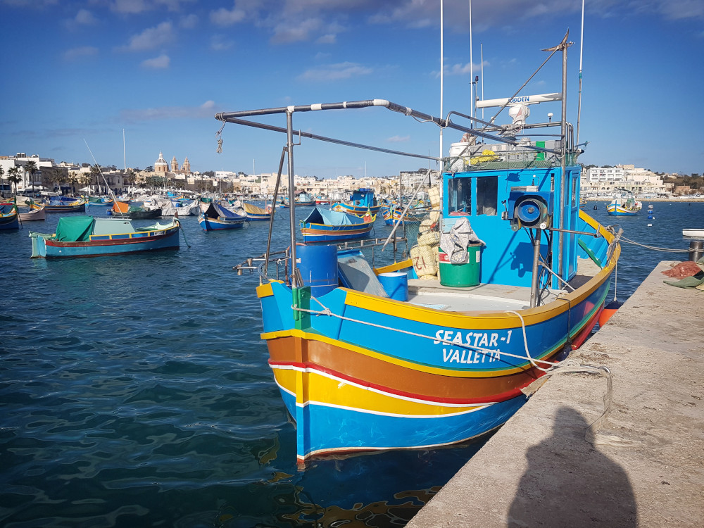 BOATS IN MARSAXLOKK BOATS IN MARSAXLOKK