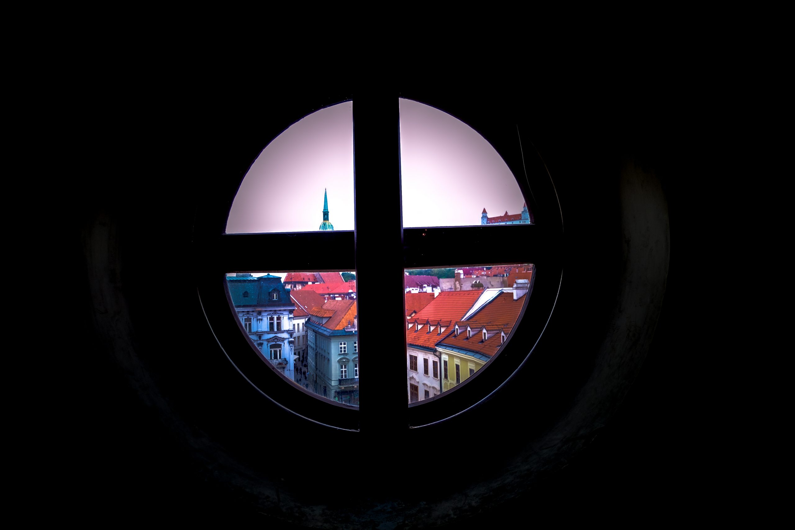 Bratislava through the window