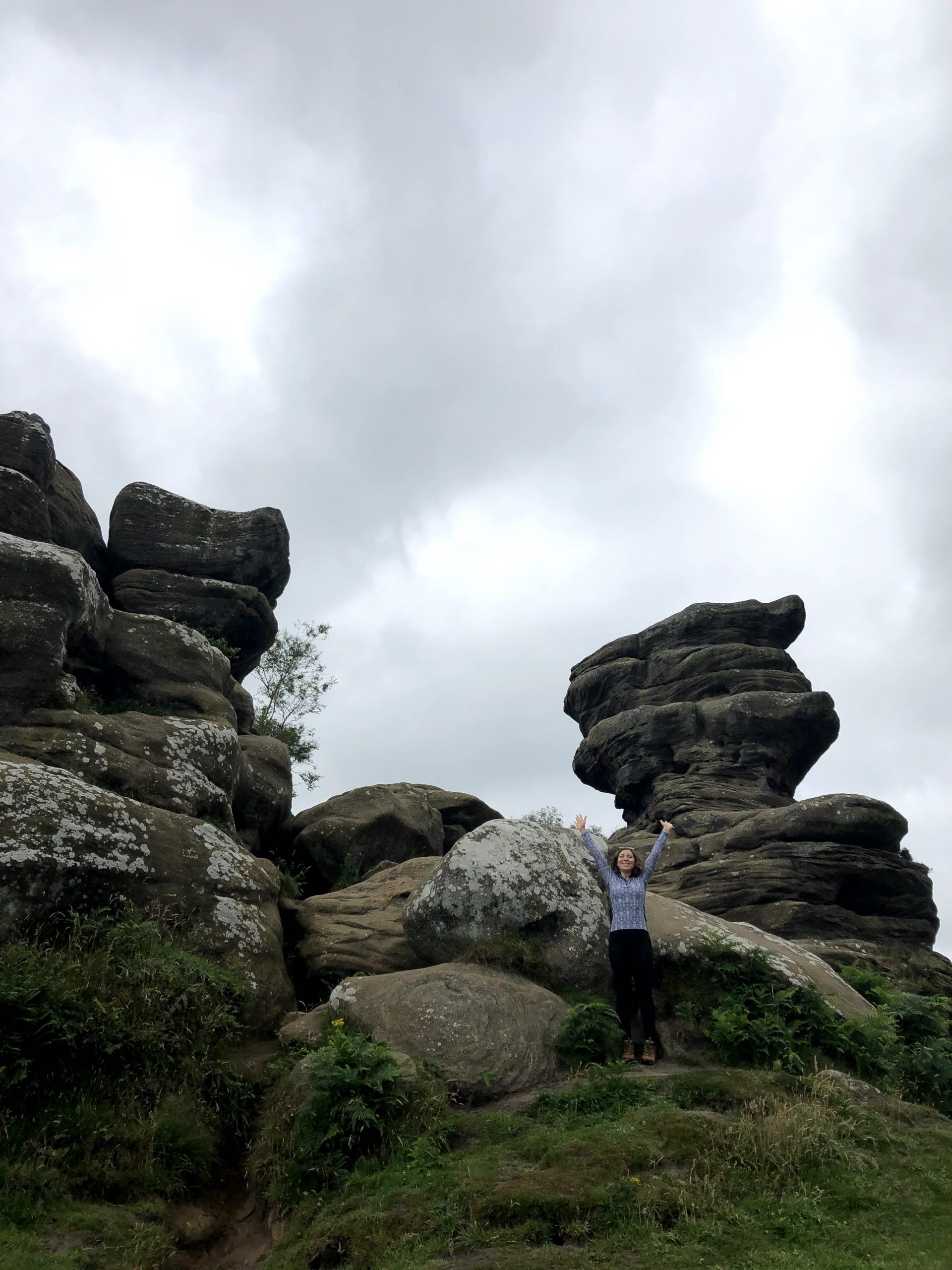 Brimham rocks national trust site near harrogate