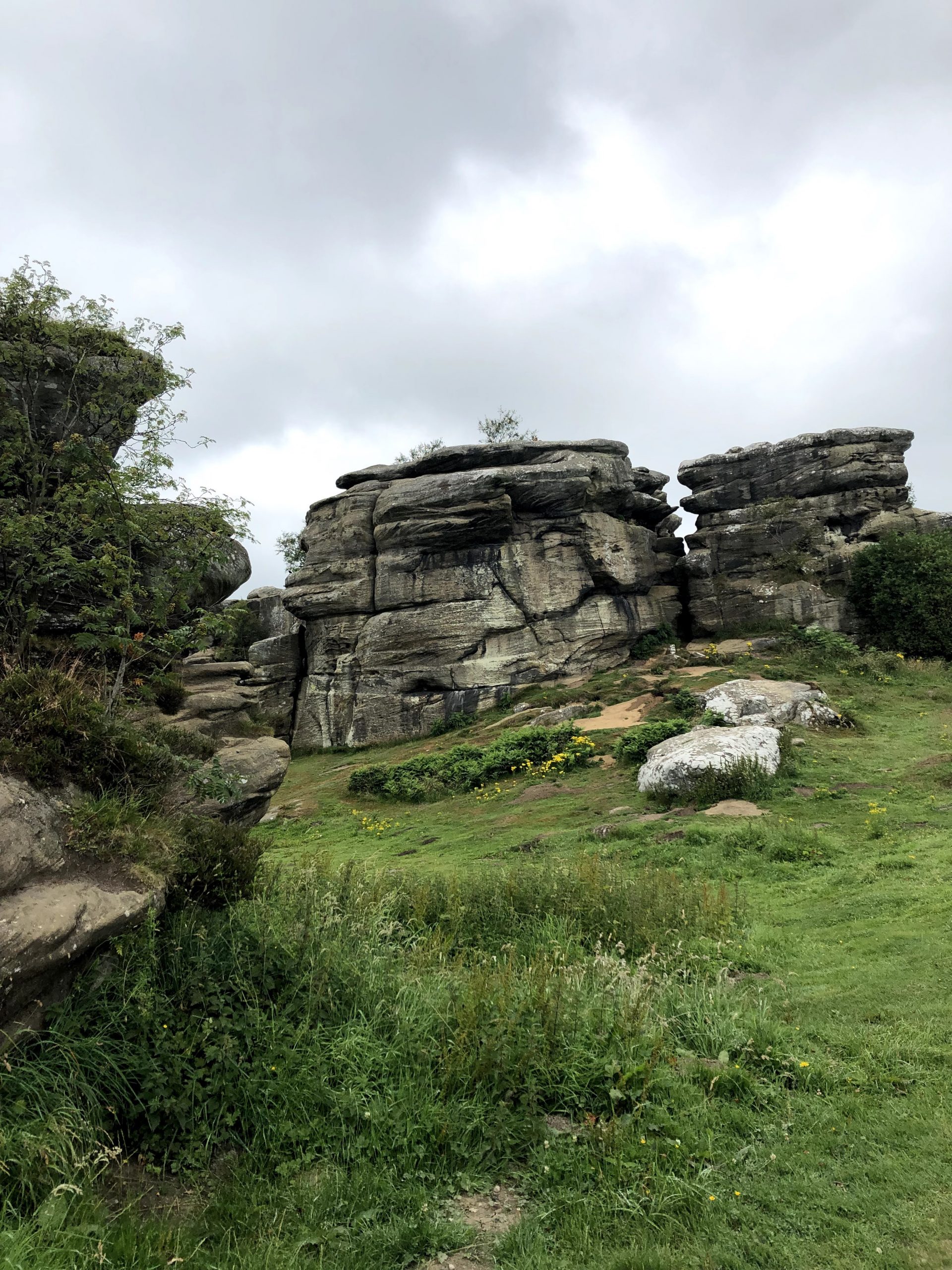 Brimham rocks national trust site near harrogate