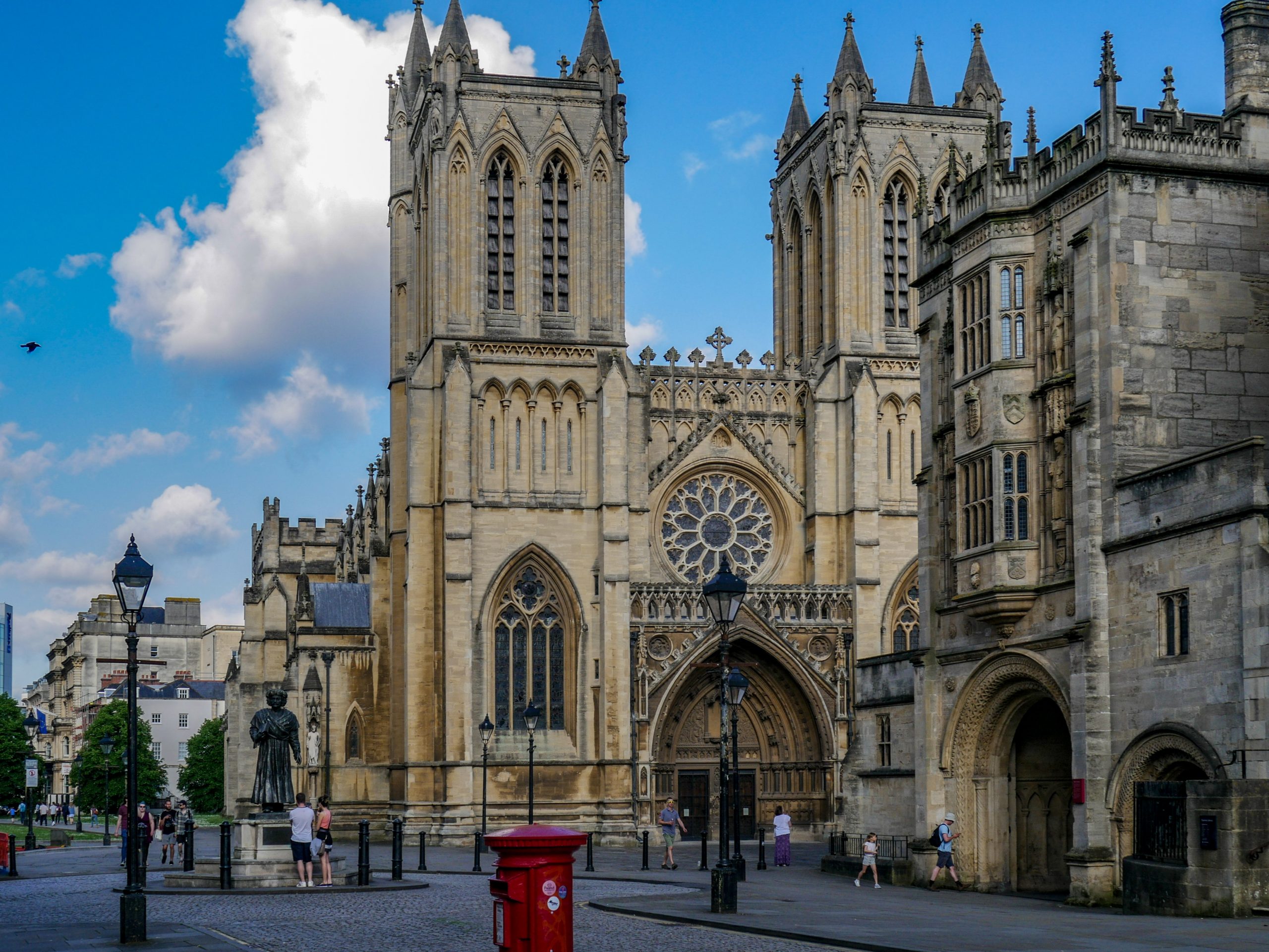 Bristol cathedral in the centre of the city