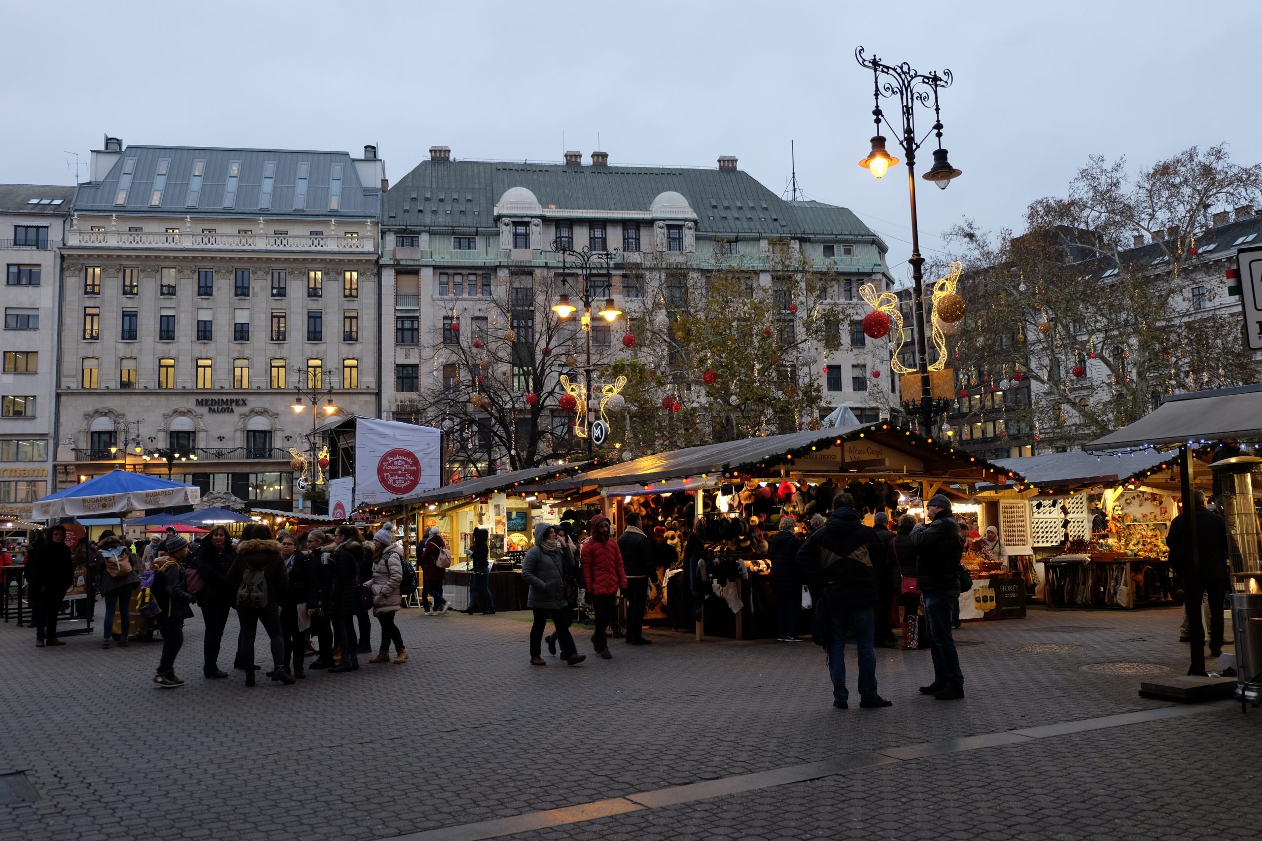 Budapest Christmas market in the city centre