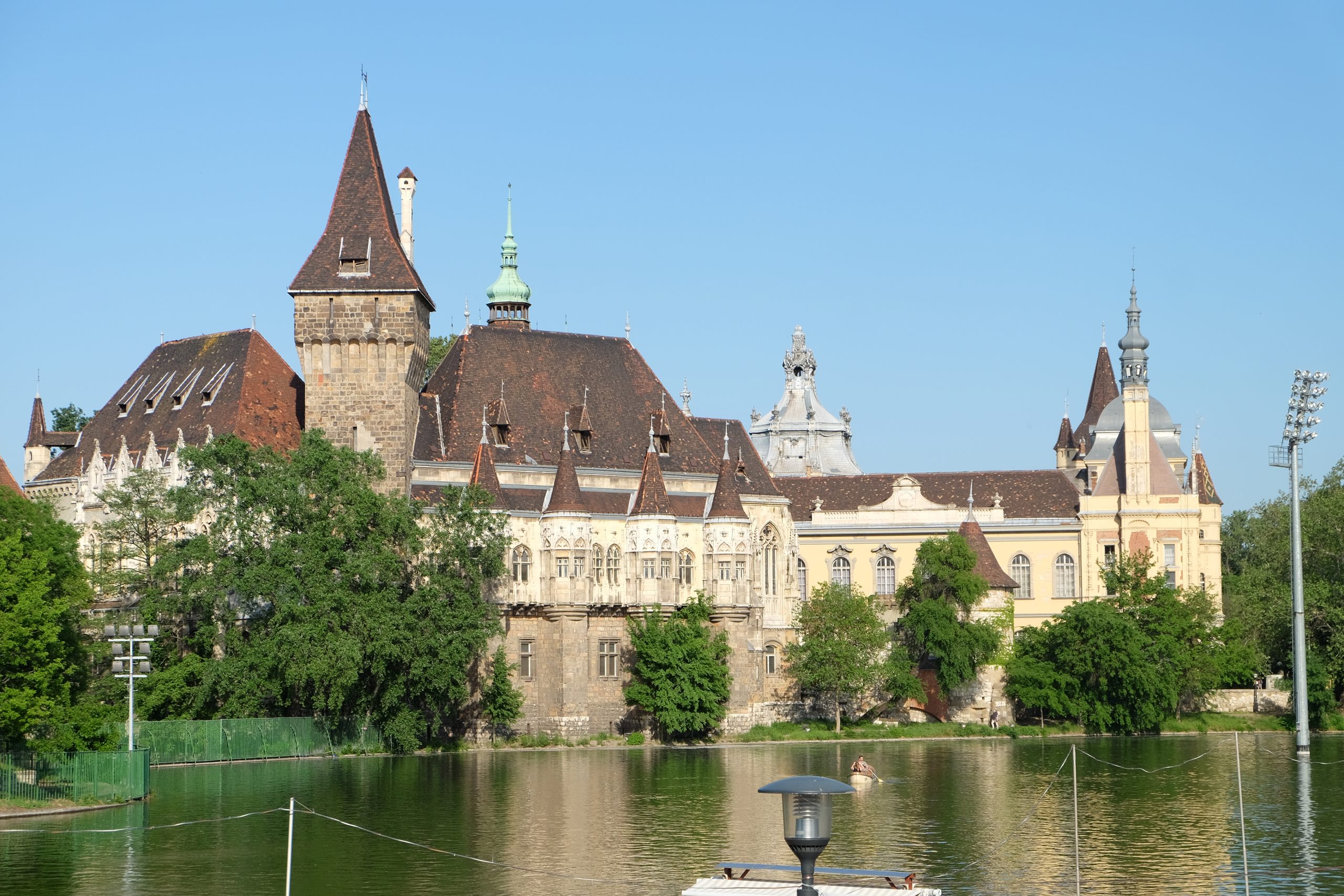 Budapest during Spring - castle next to Heroes Square