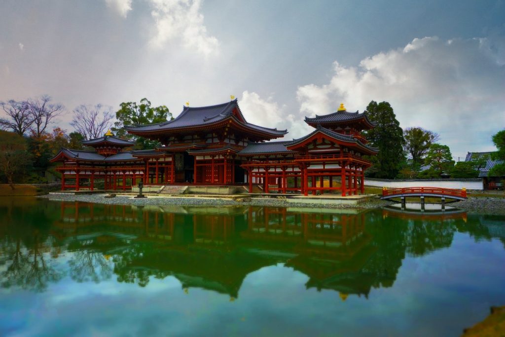 Byōdō-in Temple in Uji with its famous reflective pond