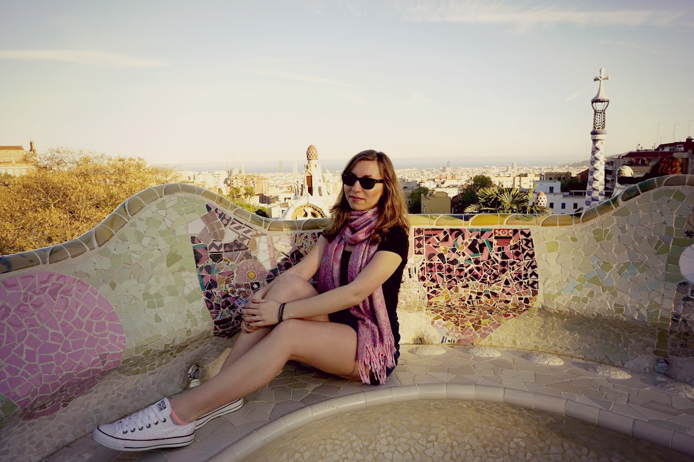 Cory Barcelona Park Guell Cory Barcelona Park Guell