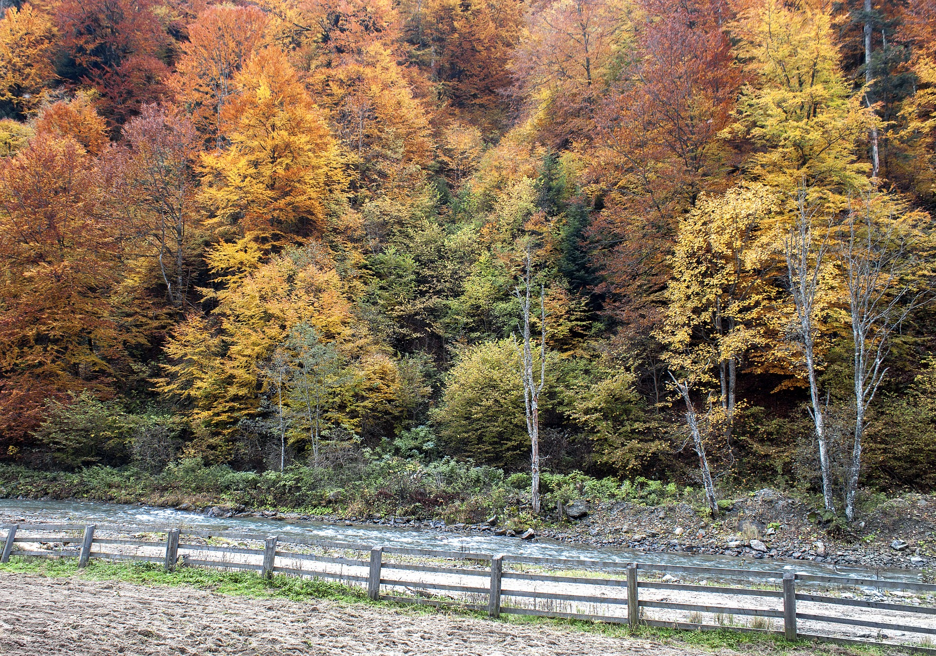 caciulata romania autumn caciulata romania as seen in the autumn
