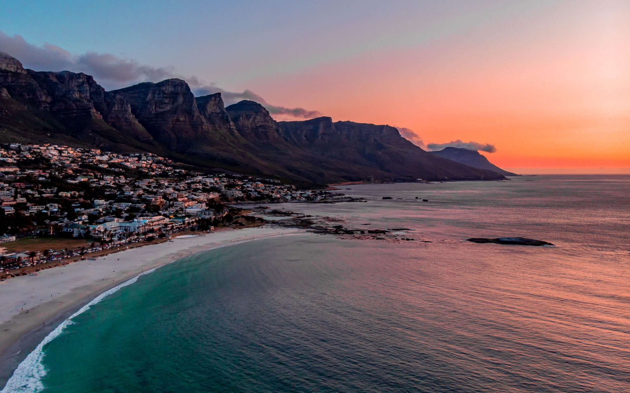 Camps Bay at sunset