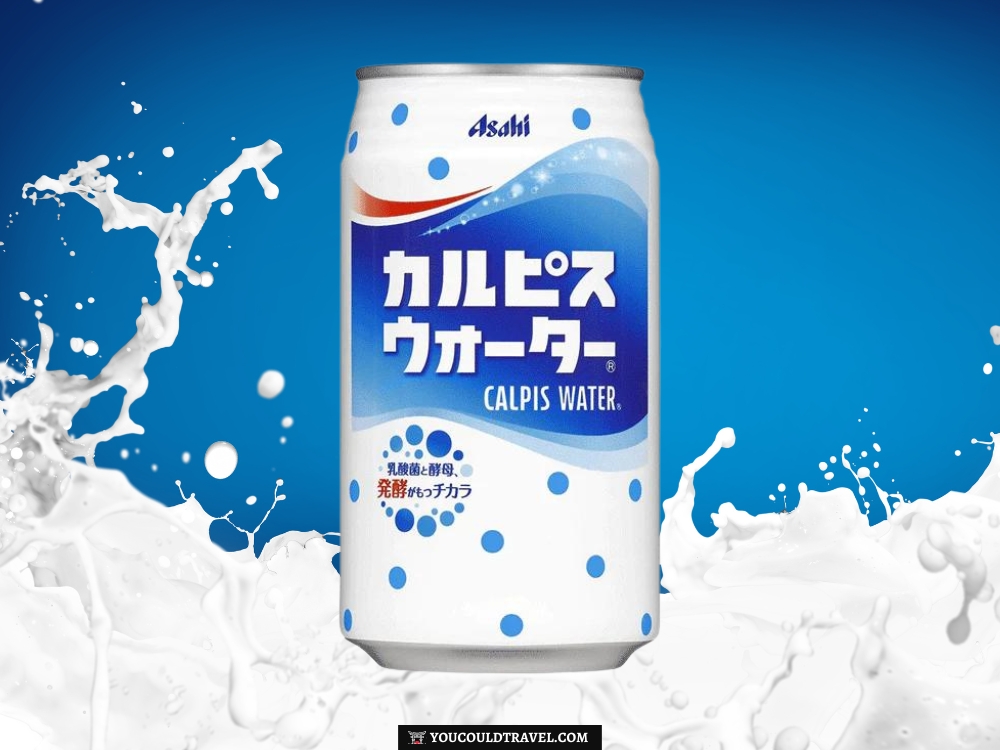 Can of Calpis water