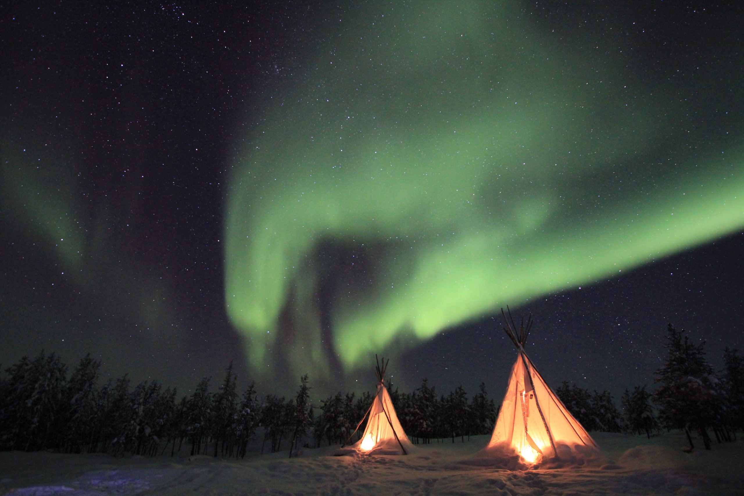 Canadian honeymoon Northern lights