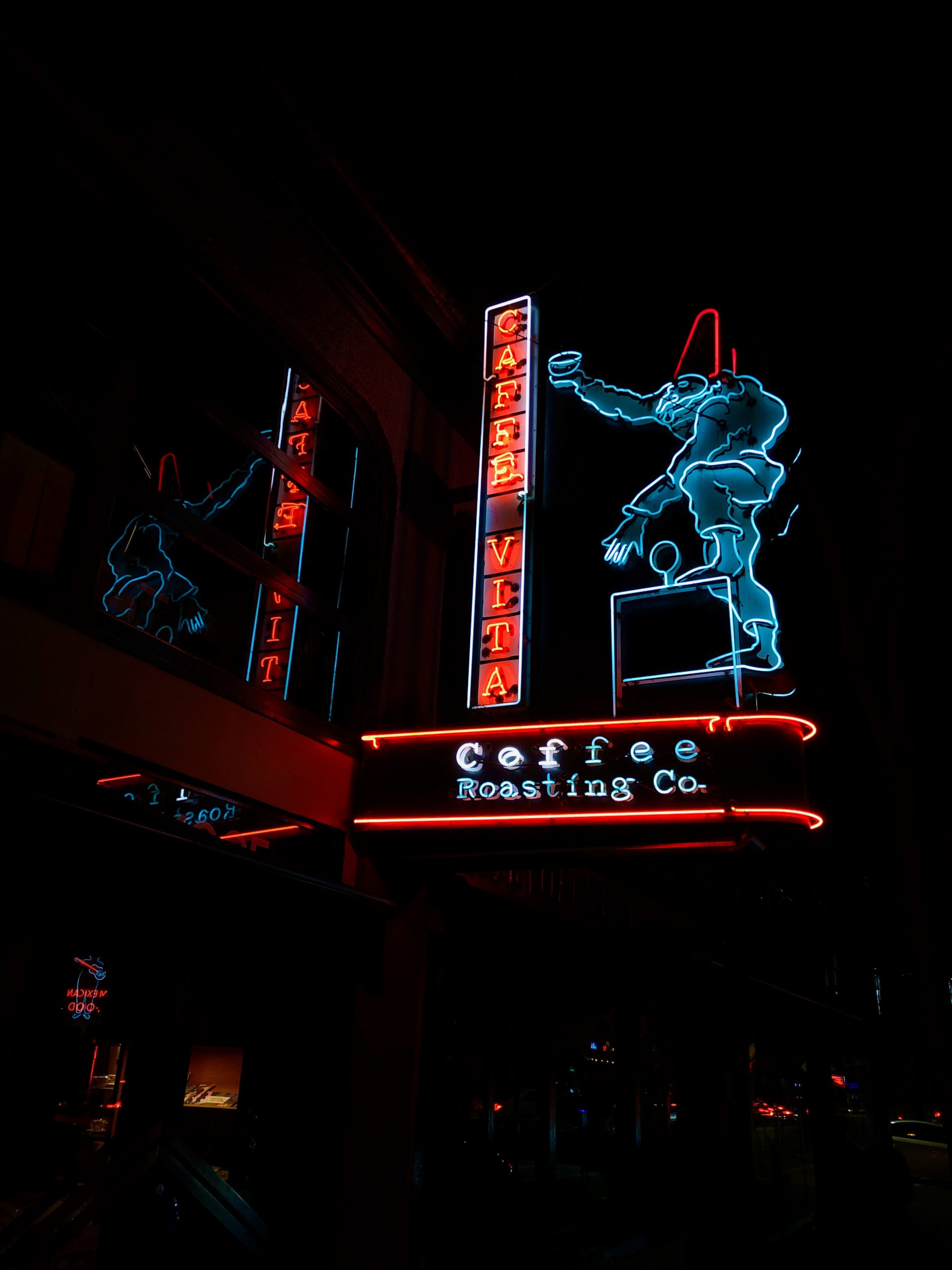 Capitol Hill at night - a great place to stay in Seattle for alternative culture Capitol Hill at night - a great place to stay in Seattle for alternative culture