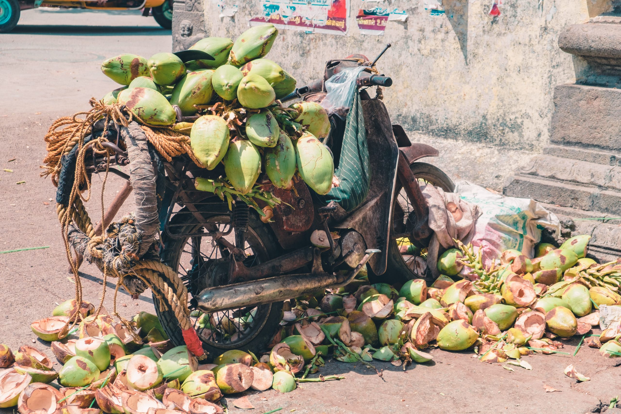 Cart of Coconuts