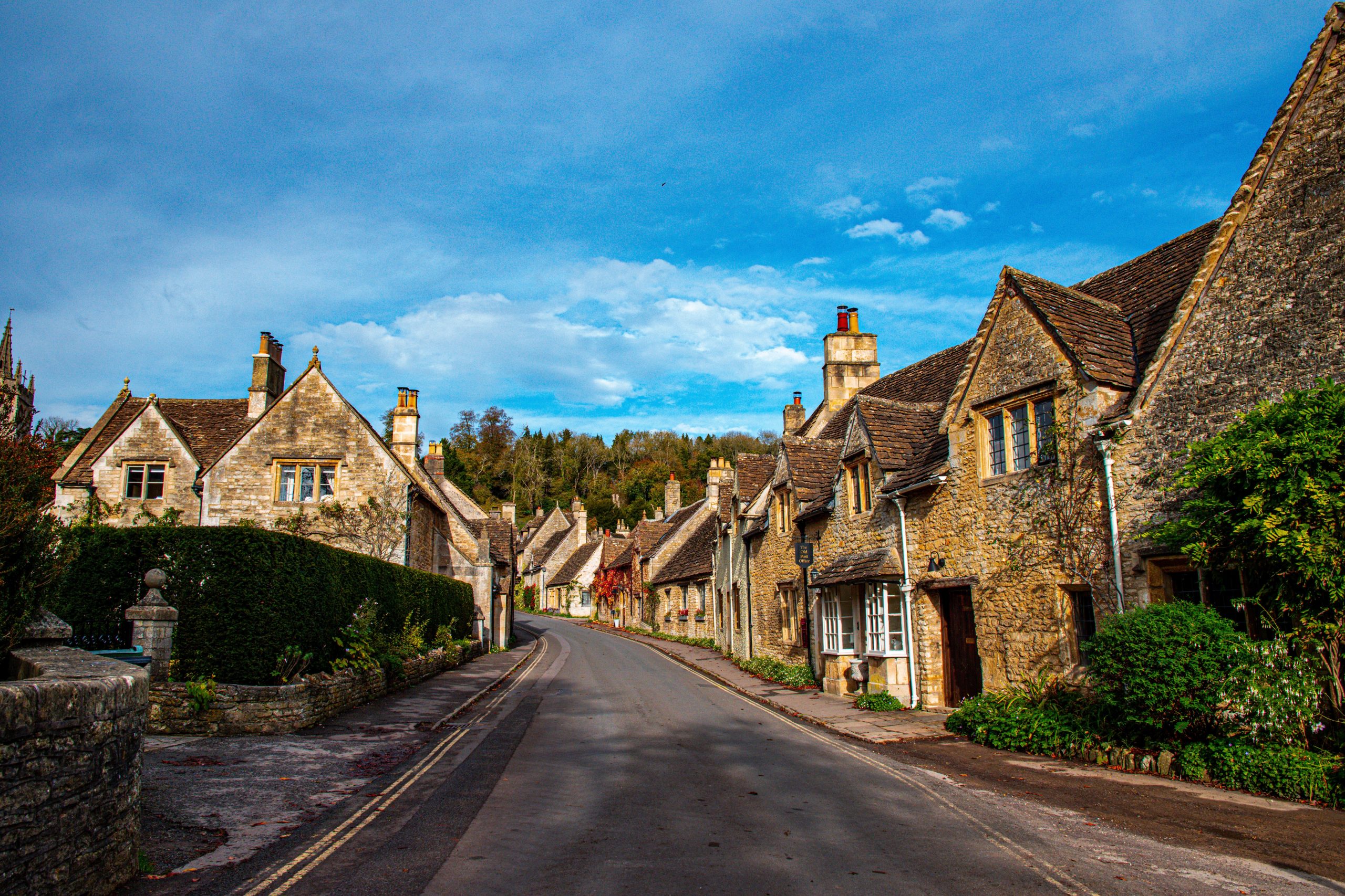 Castle Combo Village in cotswolds Castle Combo Village in cotswolds