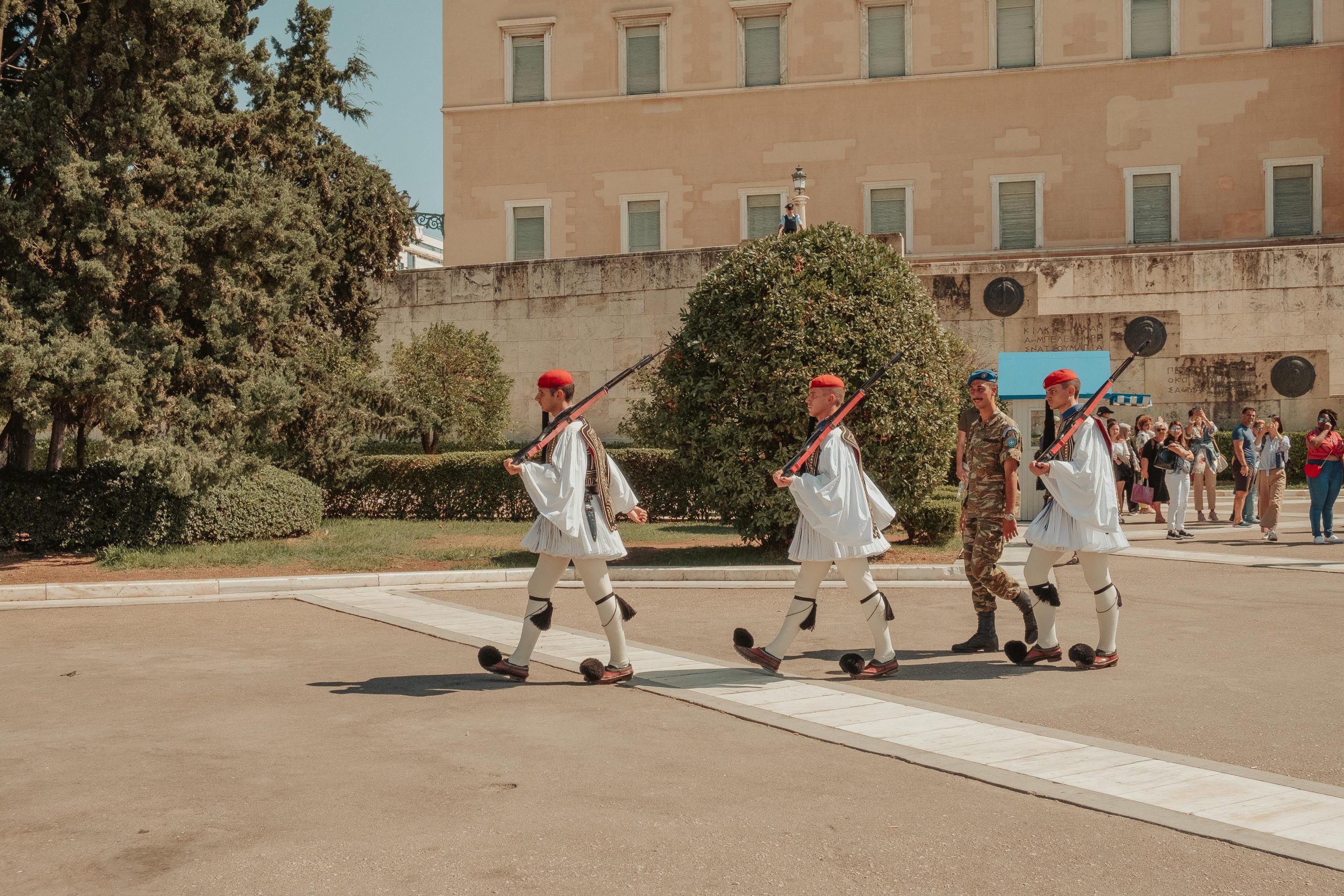 Changing of the guard in Athens