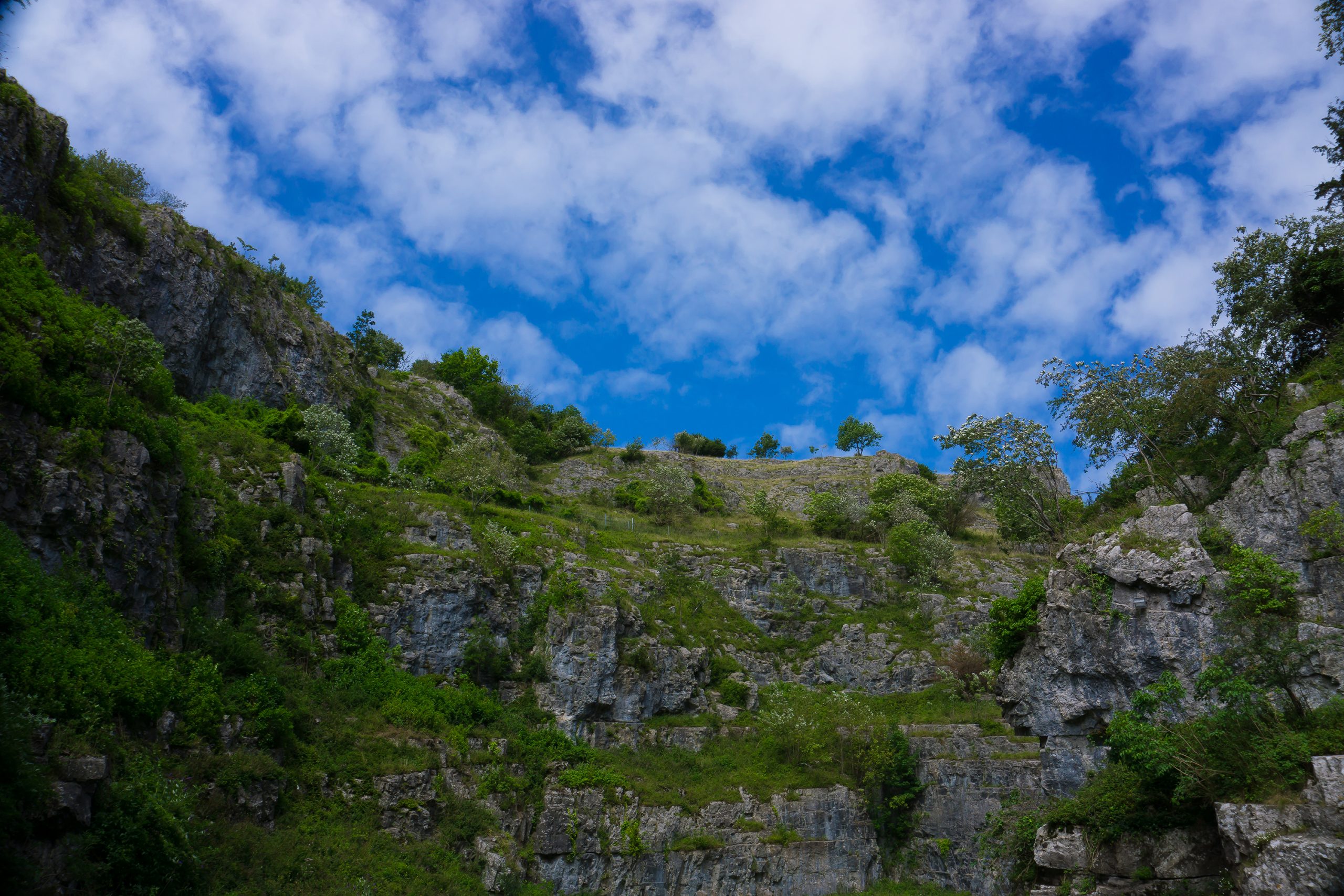 Cheddar Gorge Climbing Rocks Nature