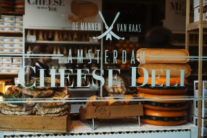 Cheese shop front in Amsterdam