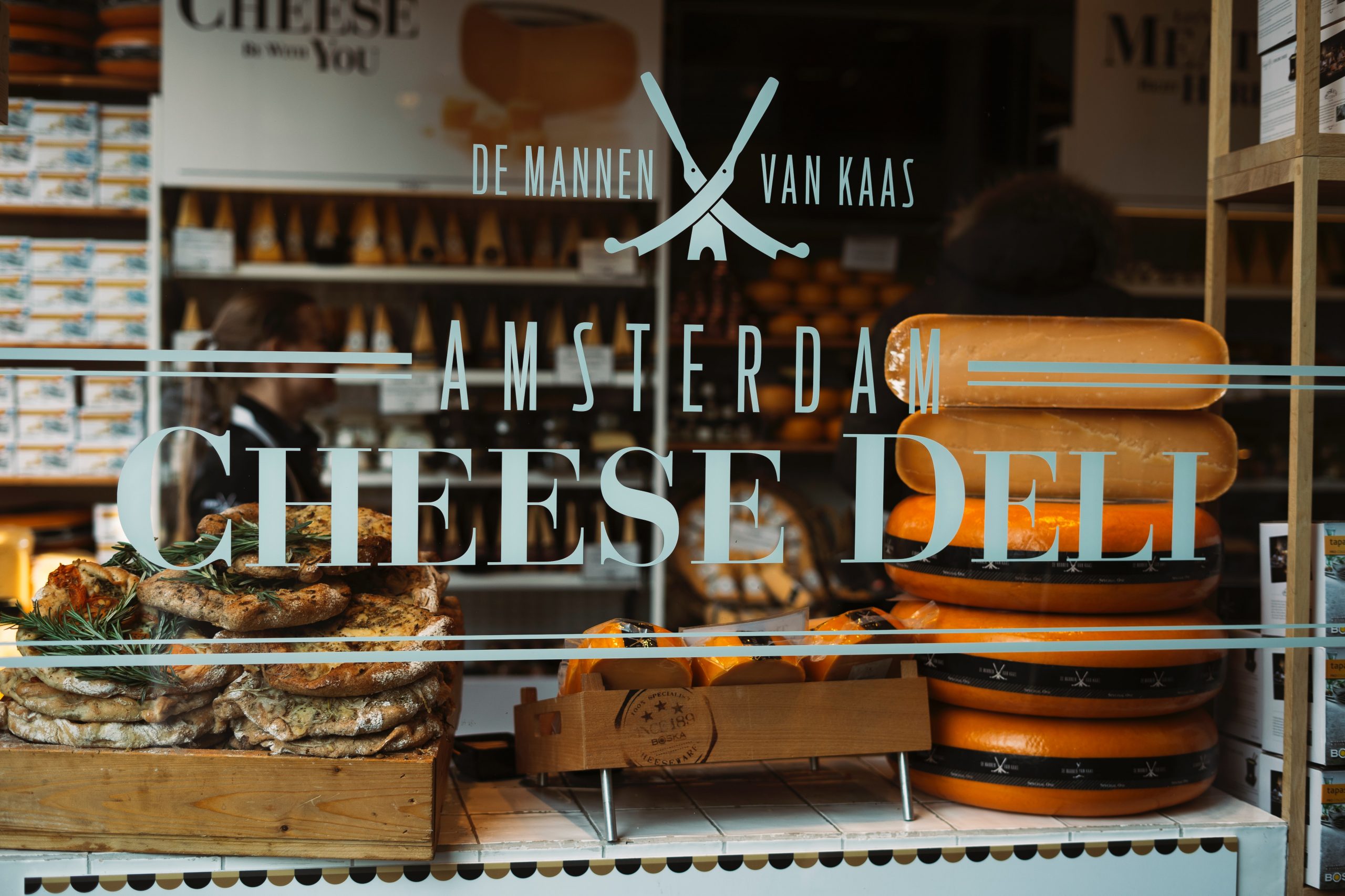 Cheese shop front in Amsterdam Cheese shop front in Amsterdam