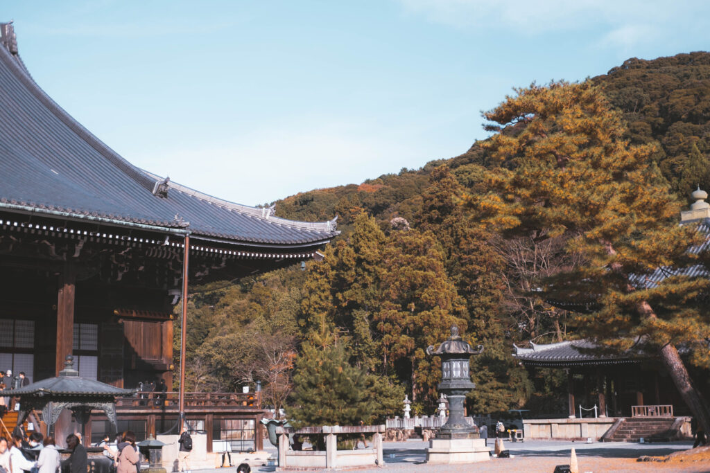 Chion in Temple in Kyoto