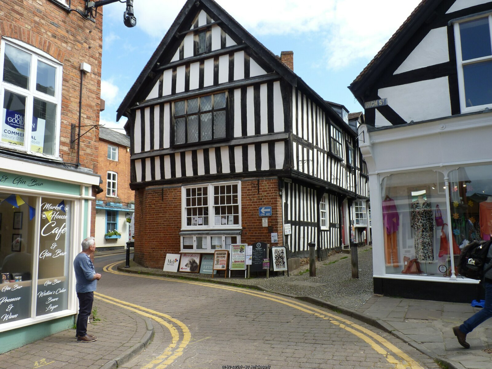 Church lane in Ledbury