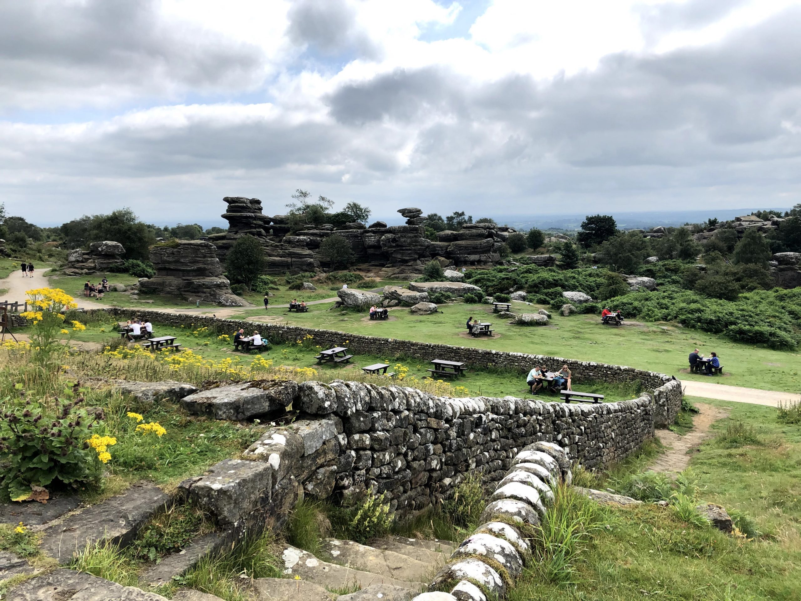 Circular walk Brimham rocks