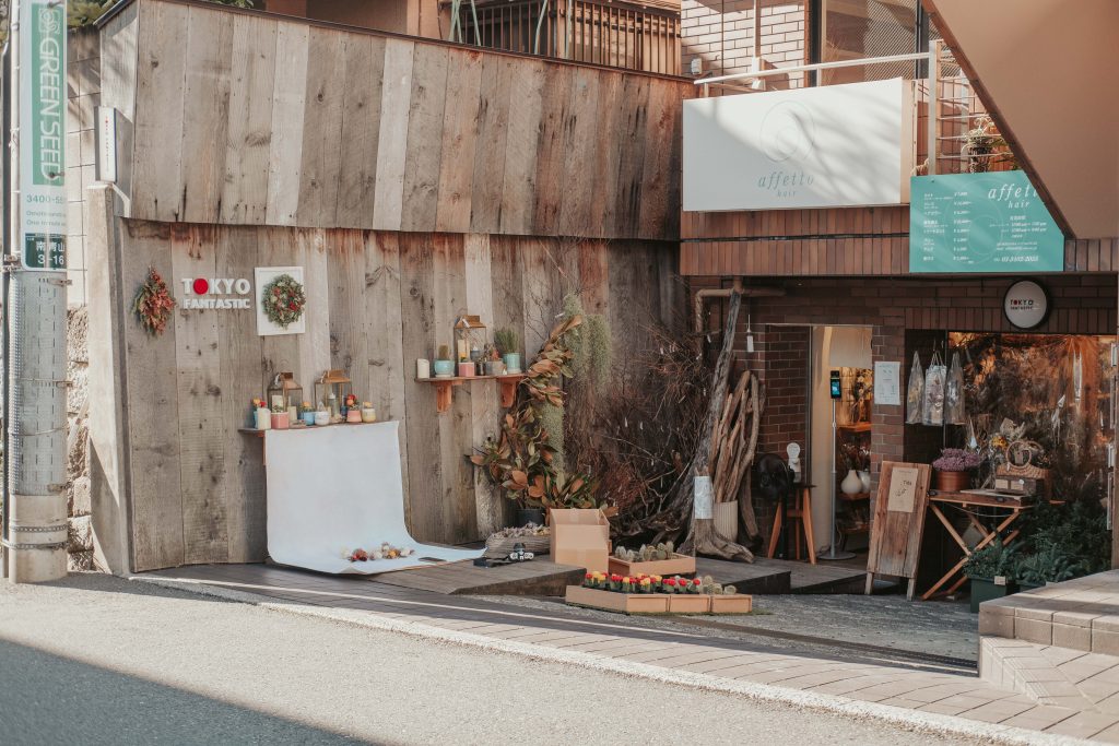 Cool architecture and shops in aoyama