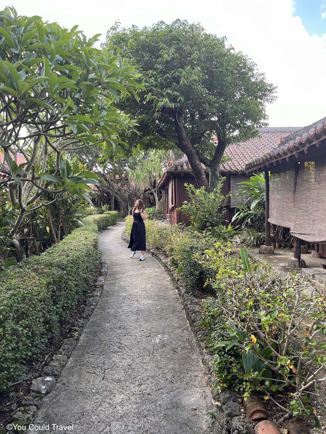 Cory exploring Okinawa World